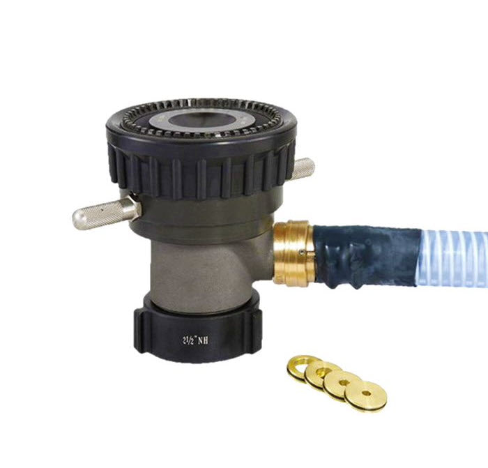 Protek 888S adjustable self-educting monitor nozzle combination pattern - Premium from Li-ion Fire solution - Shop now at Firebox Australia