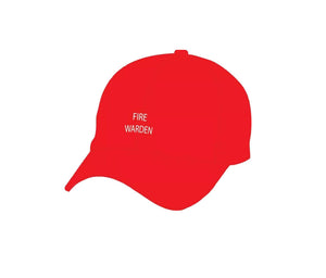 Red Fire Warden Cap - Premium  from Firebox - Shop now at Firebox Australia