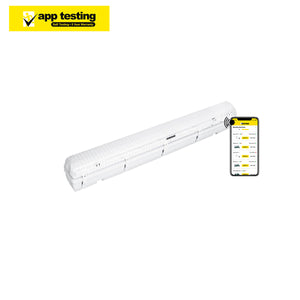 LED Emergency Batten -Four Foot Weatherproof -App Testing - Premium Exit & Emergency Lighting from elumen - Shop now at Firebox Australia