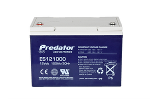 12V 100Ah Sealed Lead Acid Battery - Premium Batteries from Predator - Shop now at Firebox Australia