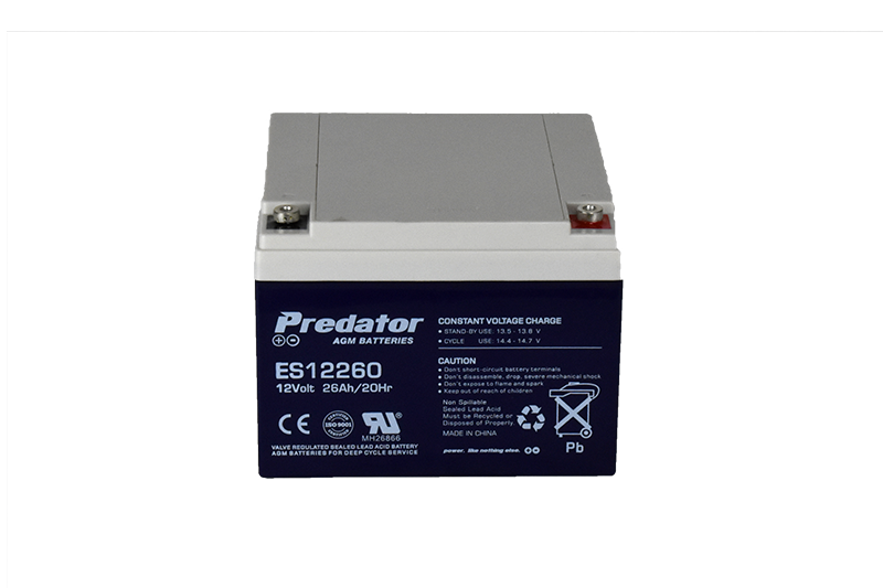 12V 26Ah Sealed Lead Acid Battery - Premium Batteries from Predator - Shop now at Firebox Australia