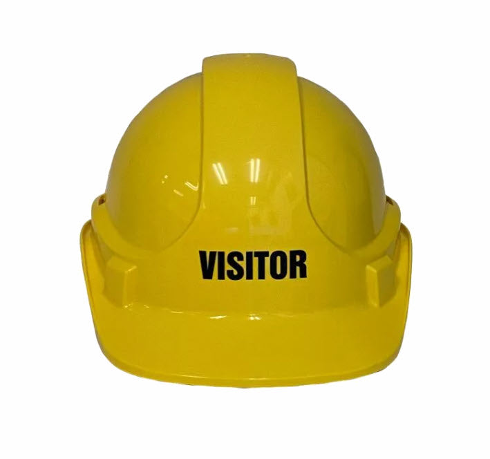 3M/Unisafe Yellow Visitor Hardhat - Premium  from 3m - Shop now at Firebox Australia