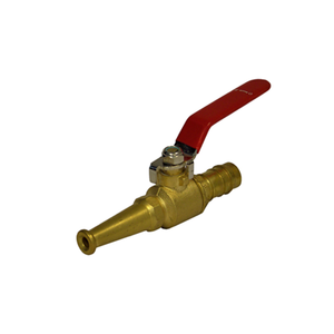 Brass 19mm jet ball valve fire hose reel nozzle - Premium from Wolf - Shop now at Firebox Australia