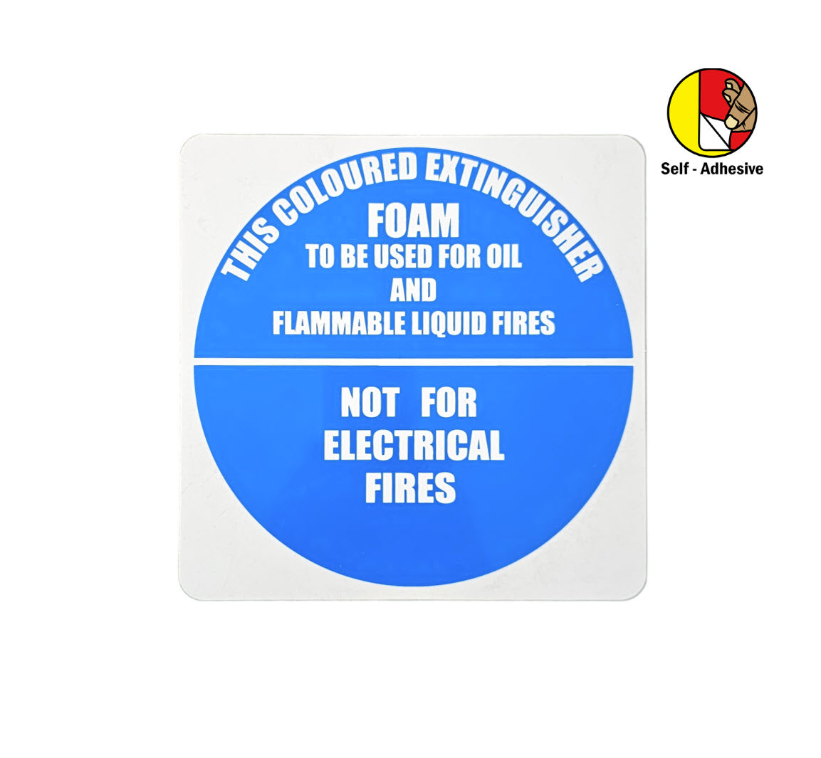 Self-adhesive Air Foam Extinguisher I.D Sign - Premium Signage & Stickers from Firebox - Shop now at Firebox Australia