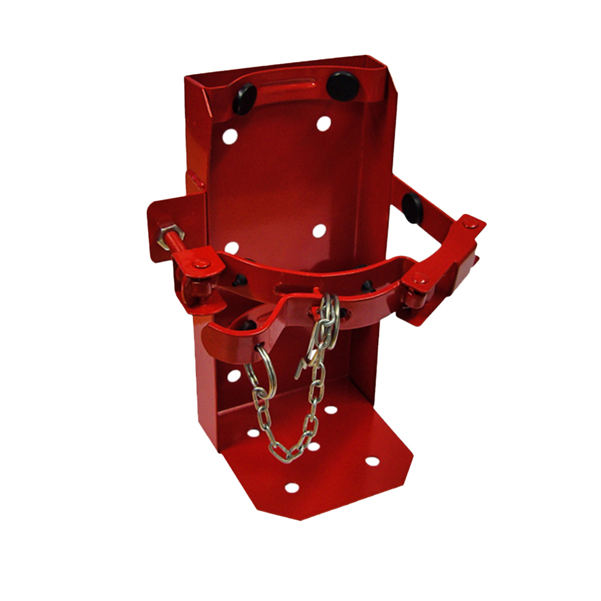 Powder coated red vehicle bracket suits most 9kg DCP & 9LT - Premium Heavy Duty Vehicle Brackets from Firebox - Shop now at Firebox Australia
