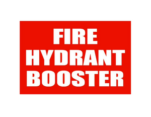 PVC Fire hydrant and booster location Sign - Premium  from Firebox - Shop now at Firebox Australia