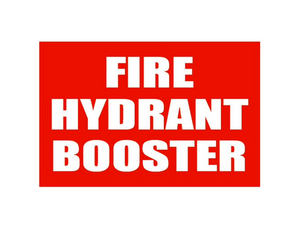Self-adhesive Fire hydrant and booster location Sign - Premium from Firebox - Shop now at Firebox Australia