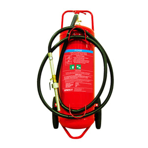 45l mobile wheeled fluorine free foam Silvara1 fire extinguisher - Premium Foam Mobile Extinguishers from Firebox - Shop now at Firebox Australia