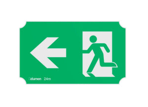 Left Arrow Whale Pictogram 24m - Premium  from elumen - Shop now at Firebox Australia