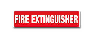 Self-adhesive PVC Fire extinguisher location Label - Premium from Firebox - Shop now at Firebox Australia