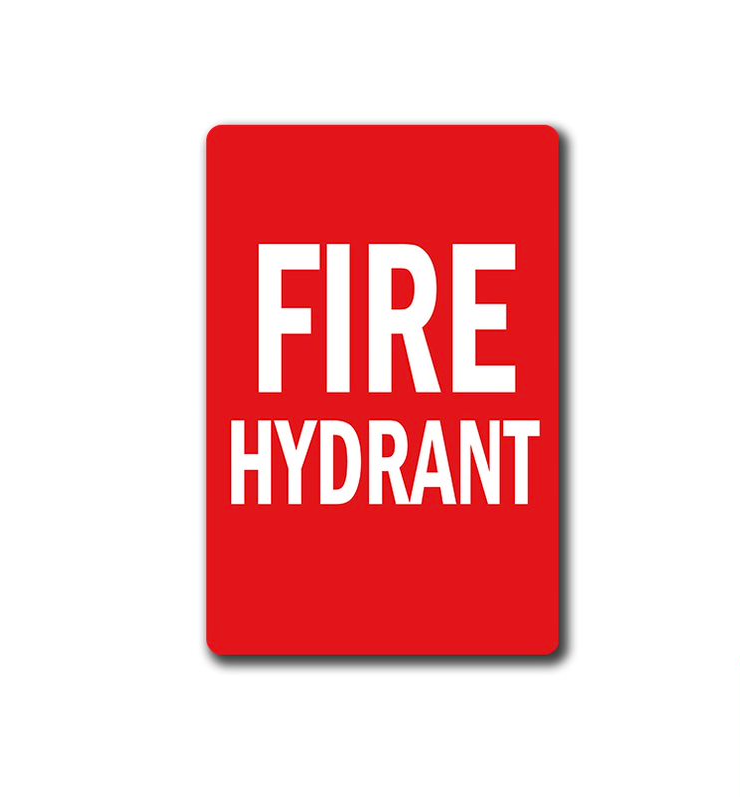 PVC Fire hydrant location Sign - Premium  from Firebox - Shop now at Firebox Australia
