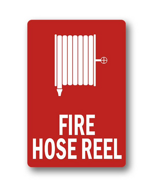 Self-adhesive Medium Fire hose reel location Sign - Premium  from Firebox - Shop now at Firebox Australia