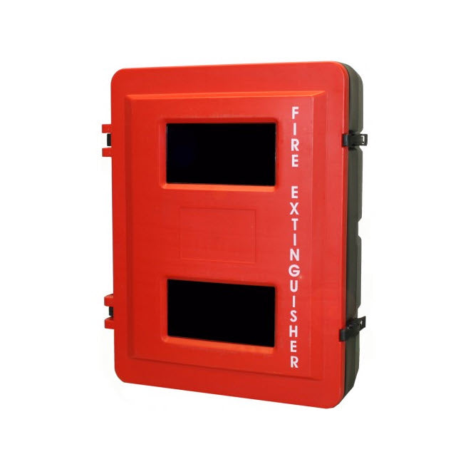Double Plastic Fire Extinguisher Cabinet - Premium Cabinets, Stands & Covers from Firebox - Shop now at Firebox Australia
