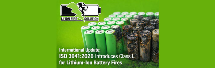 International Update: ISO 3941:2026 Introduces Class L for Lithium-Ion Battery Fires
