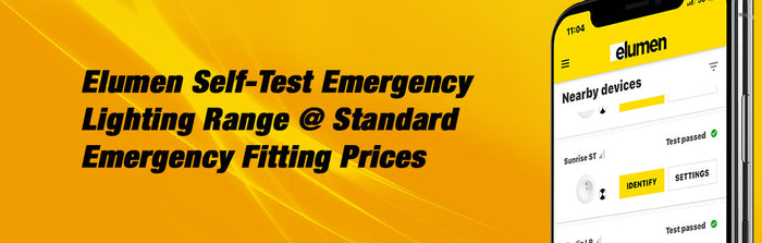 Elumen Self-Test Emergency Lighting Range @ Standard Emergency Fitting Prices