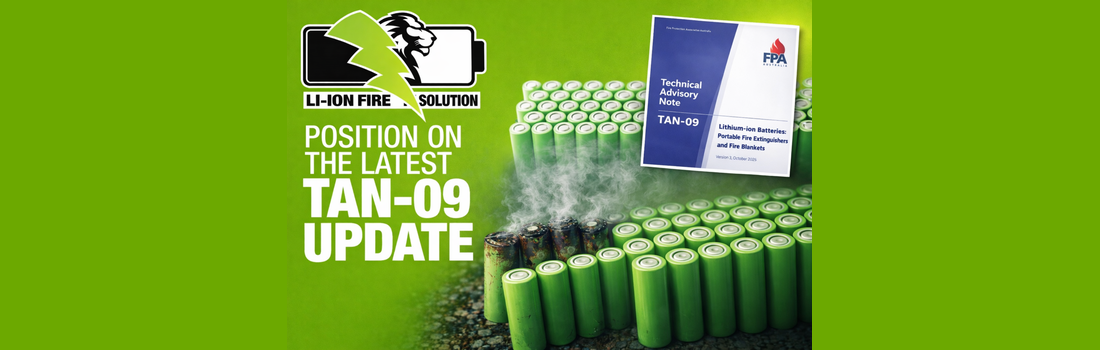 Li-Ion Fire Position on the Latest FPA TAN-09 Update