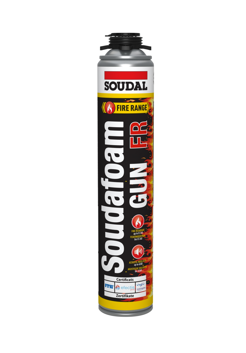 Soudal fire retardant Soudafoam FR HY Gun (Screw Top) - Premium  from Soudal - Shop now at Firebox Australia
