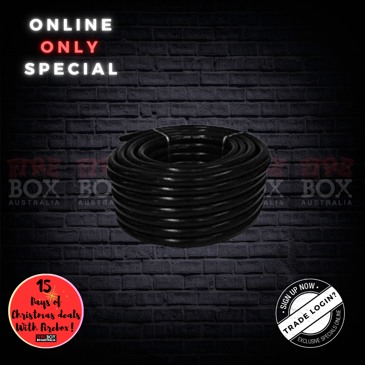 50m x 19mm fire hose