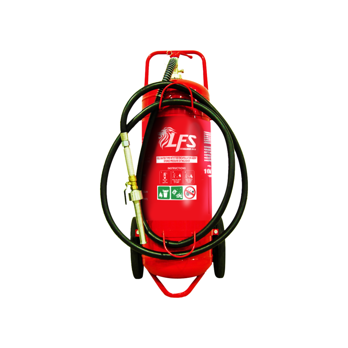 45l mobile wheeled LFS fire extinguisher