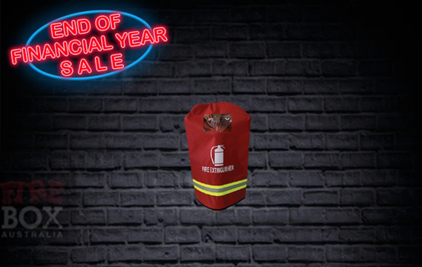 Small heavy duty UV protected fire extinguisher bag suits 4.5kg ABE