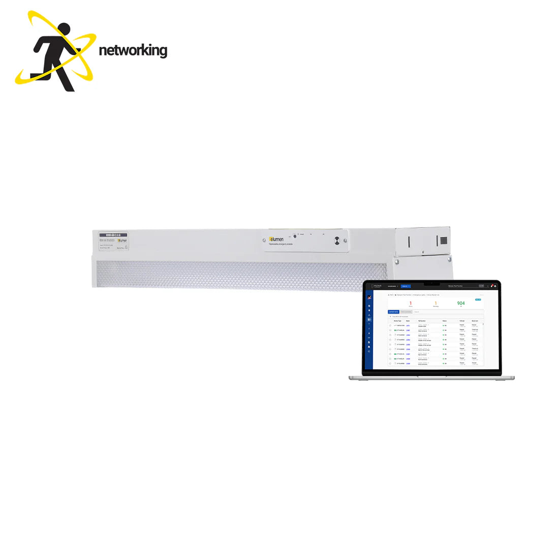 LED Emergency Batten -Four Foot Diffused - Remote Test