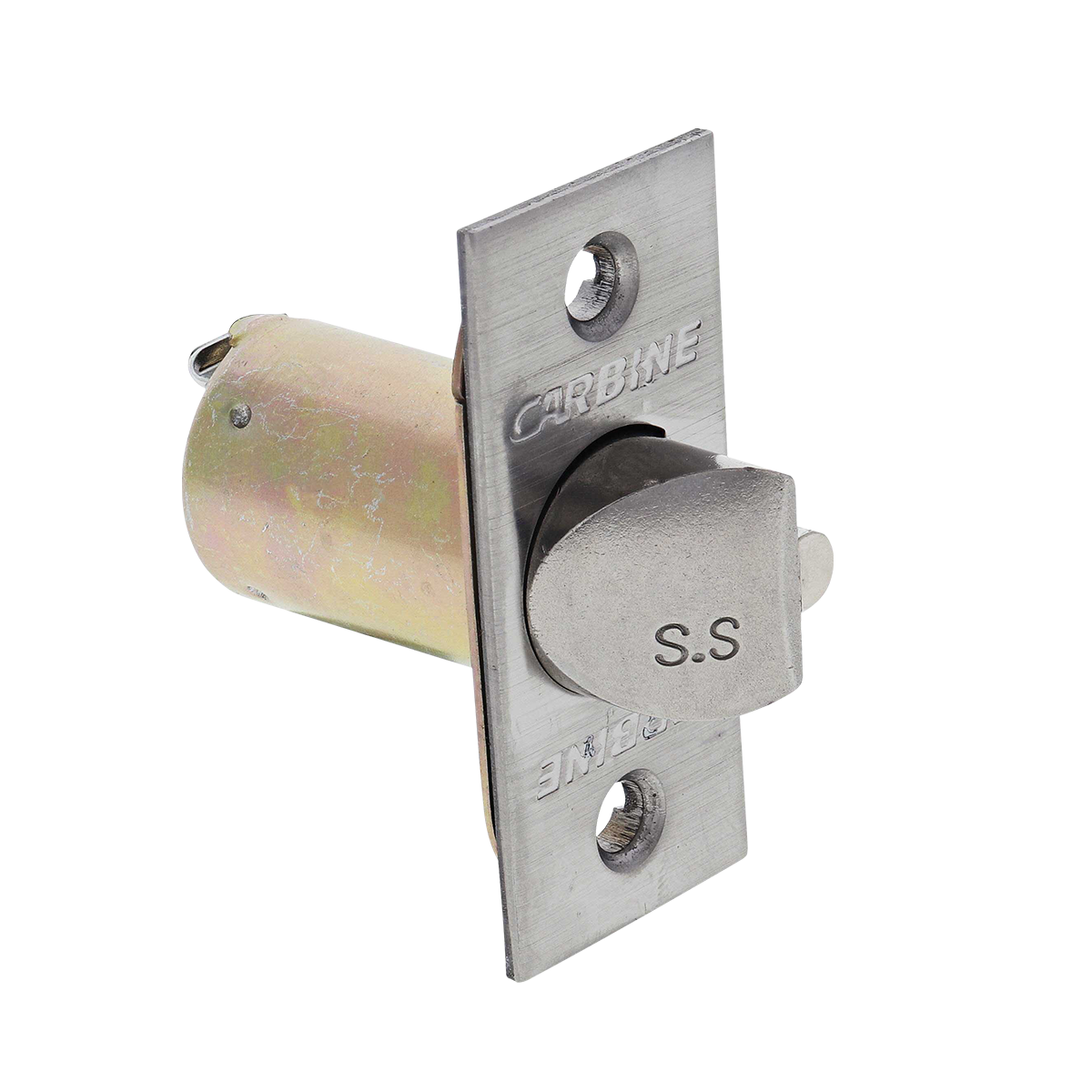 Carbine cylindrical 60mm deadlatch stainless steel - Premium Door Hardware from Carbine - Shop now at Firebox Australia