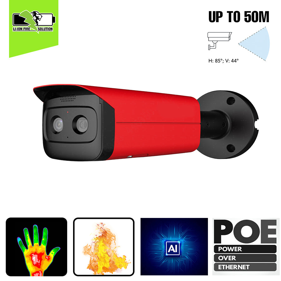 Flame Detection Network AI Camera IP67 rated