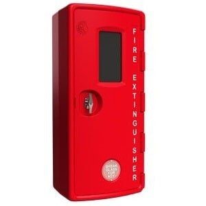 Large UV-stabilised and Corrosion-Resistant Fire Extinguisher Cabinet