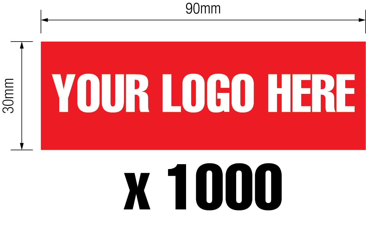 Large Custom Firebox Extinguisher Stickers Red or White Base