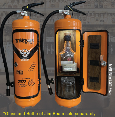 Metal Mini Firebox FireboxLimited Edition 2022 Wests Tigers Mini Bar | by Firebox Australia