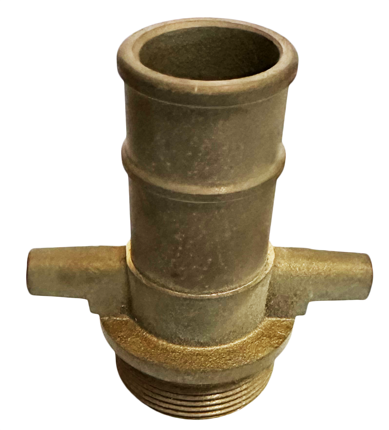 38mm Male BSP x 38mm tail coupling brass