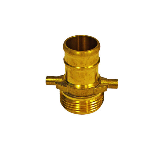 Brass 65mm male NSW fire brigade thread tail coupling to suit 64mm lay flat hose - Premium  from Wolf - Shop now at Firebox Australia