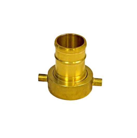 Brass 65mm female NSW fire brigade thread tail coupling to suit 64mm lay flat hose - Premium  from Wolf - Shop now at Firebox Australia