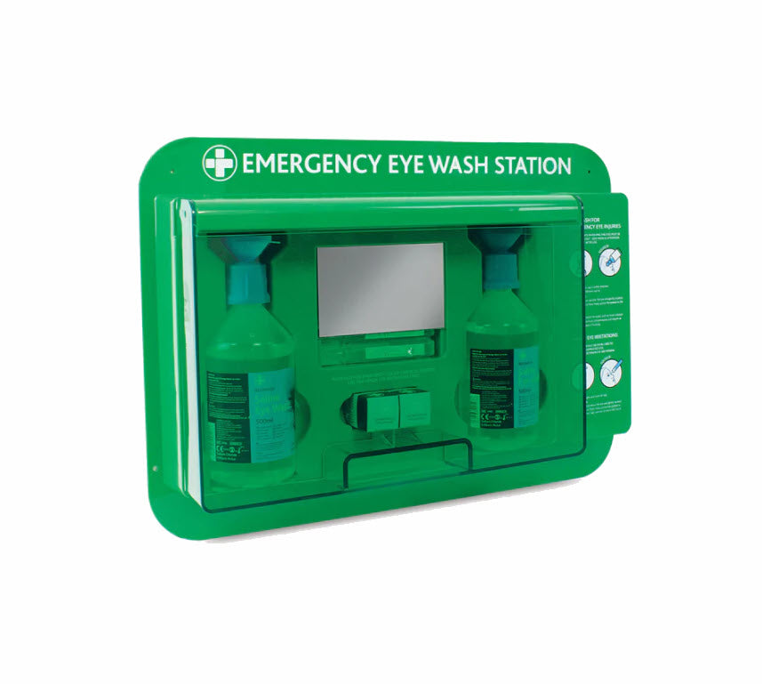 Wall mounted Elite emergency eye wash station - Premium  from FastAid - Shop now at Firebox Australia