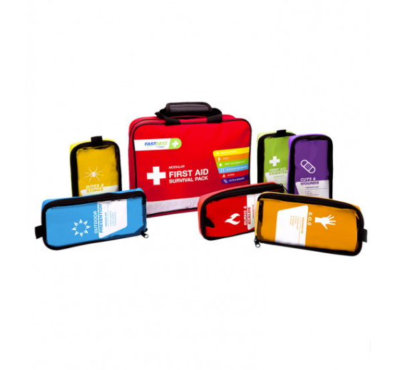 Modular First Aid Survival Pack, Soft Case - Premium  from FastAid - Shop now at Firebox Australia