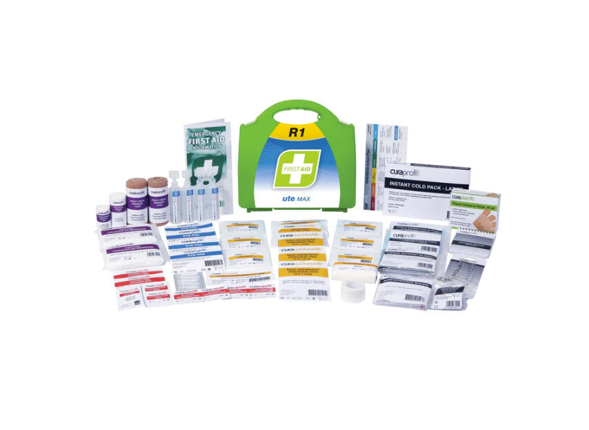 R1 Ute Max First Aid Kit, Plastic Portable - Premium  from FastAid - Shop now at Firebox Australia