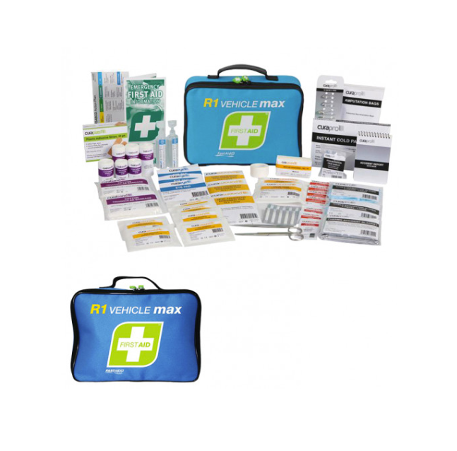 Vehicle First Aid Kit, Soft Pack (1-10 Person) - Premium  from FastAid - Shop now at Firebox Australia