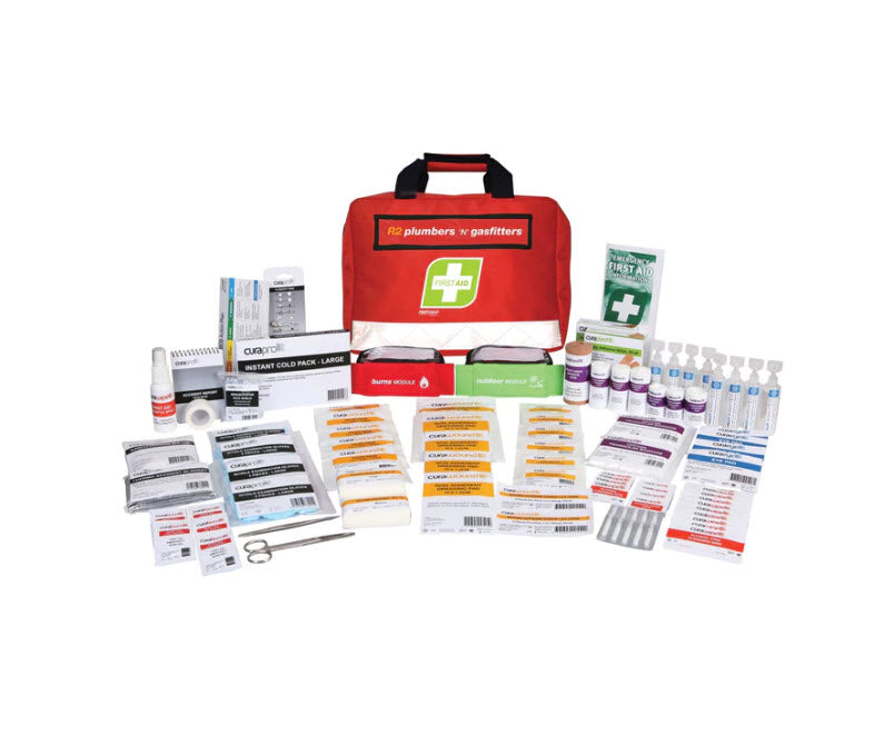 Plumbers & Gasfitters First Aid Kit, Soft Pack - Premium  from FastAid - Shop now at Firebox Australia