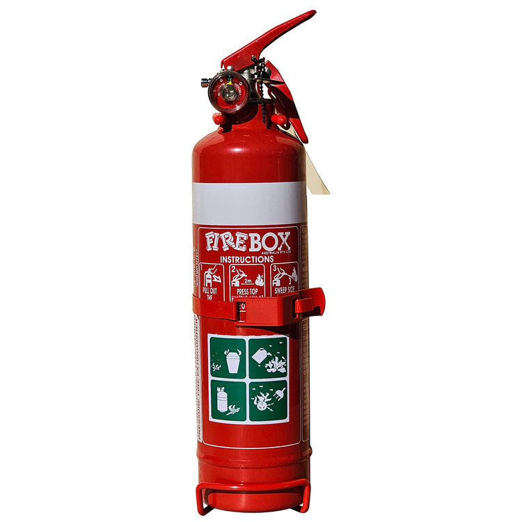 1kg Dry Chemical Powder Extinguisher - Premium ABE Extinguishers from Firebox - Shop now at Firebox Australia