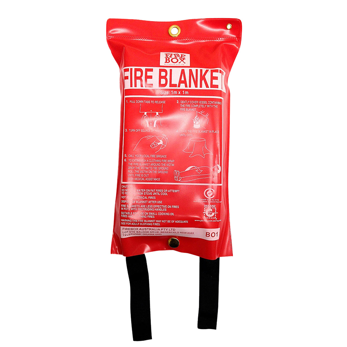 1m x 1m Fire Blanket - Premium Fire Blankets from Firebox - Shop now at Firebox Australia