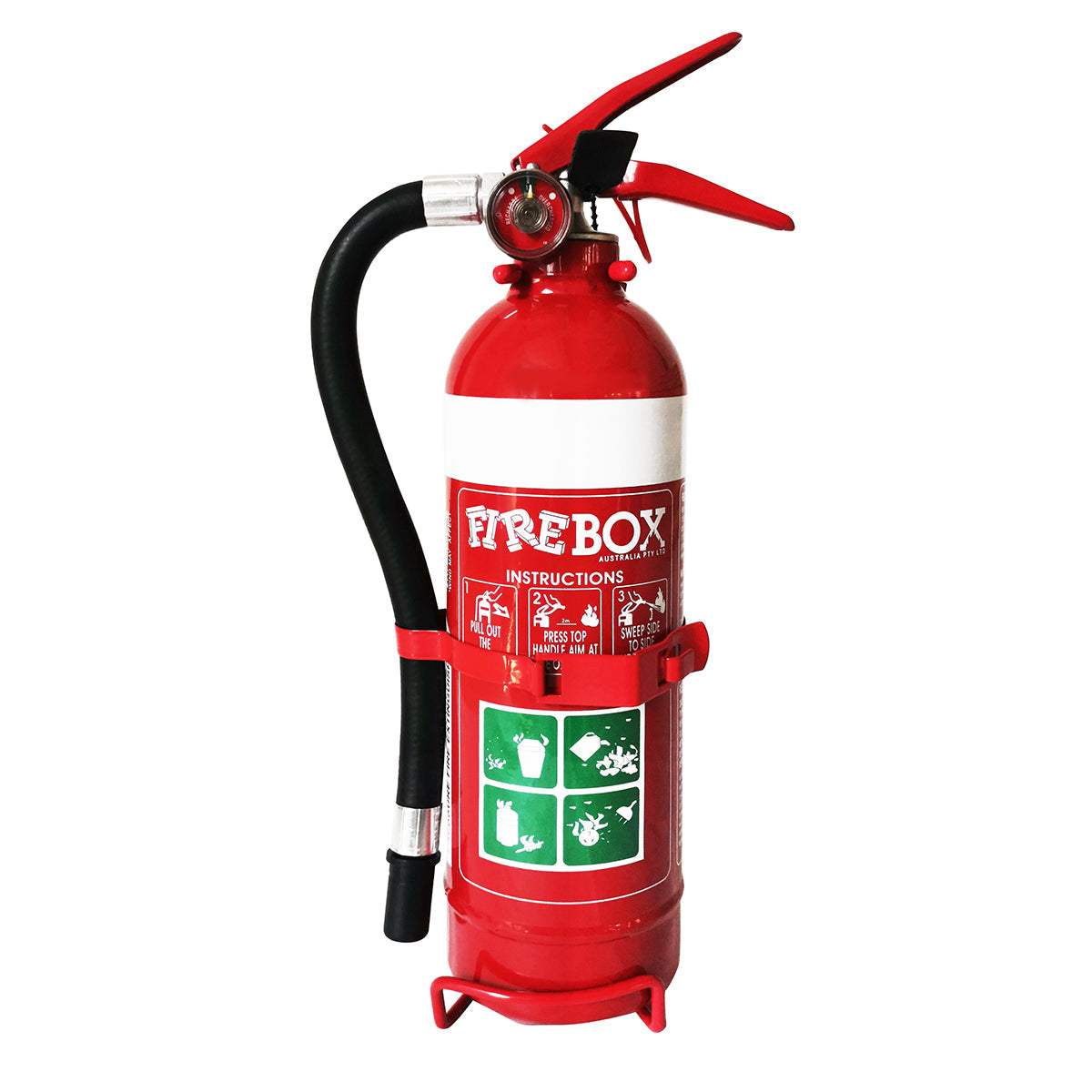 1.5kg Dry Chemical Powder Extinguisher - Premium ABE Extinguishers from Firebox - Shop now at Firebox Australia