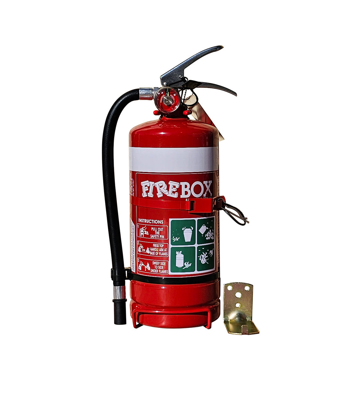 2.5kg Dry Chemical Powder Extinguisher with Vehicle Bracket