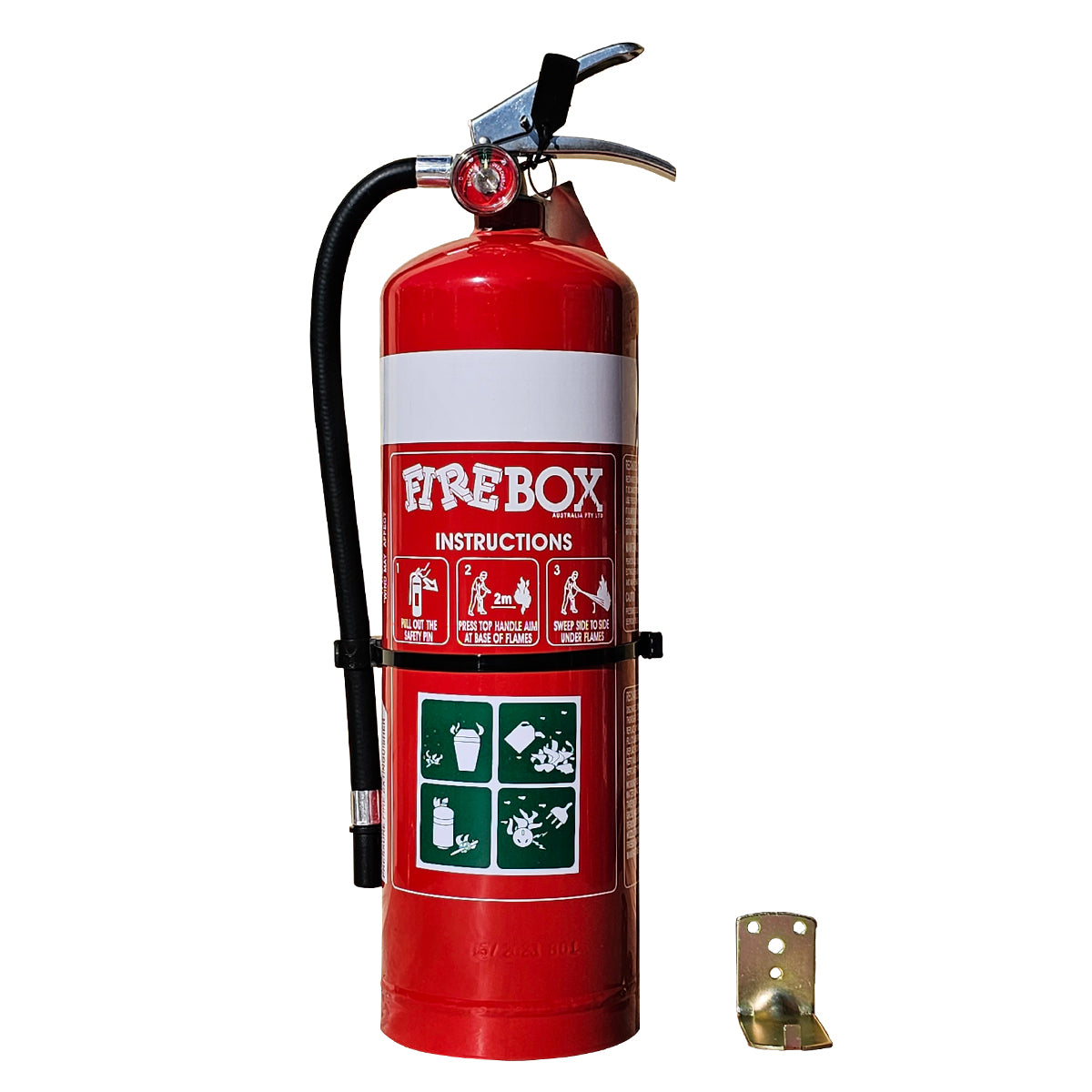 4.5kg Dry Chemical Powder Extinguisher - Premium ABE Extinguishers from Firebox - Shop now at Firebox Australia