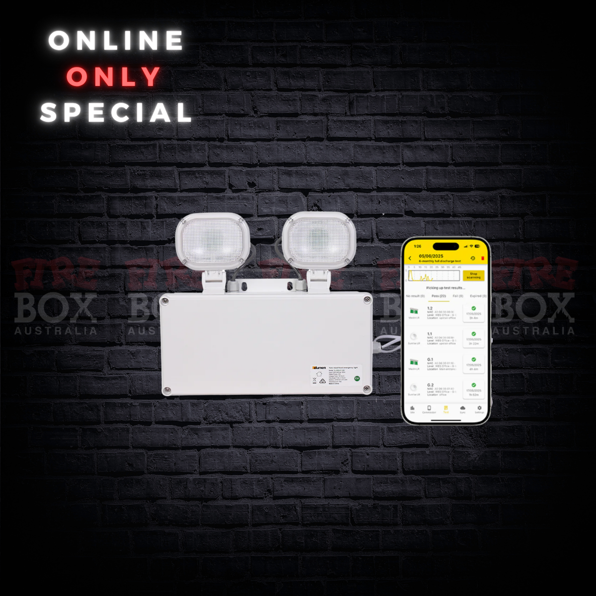 LED Flood Light - Self Testing
