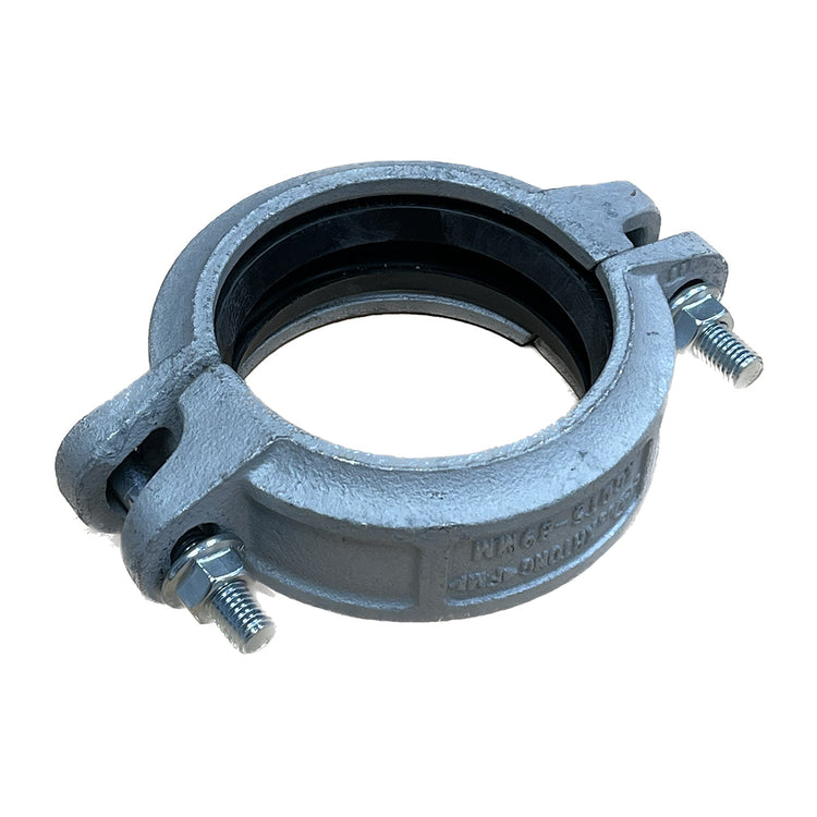 100mm Galvanised roll groove coupling - Premium Roll Groove Couplings from Wolf - Shop now at Firebox Australia