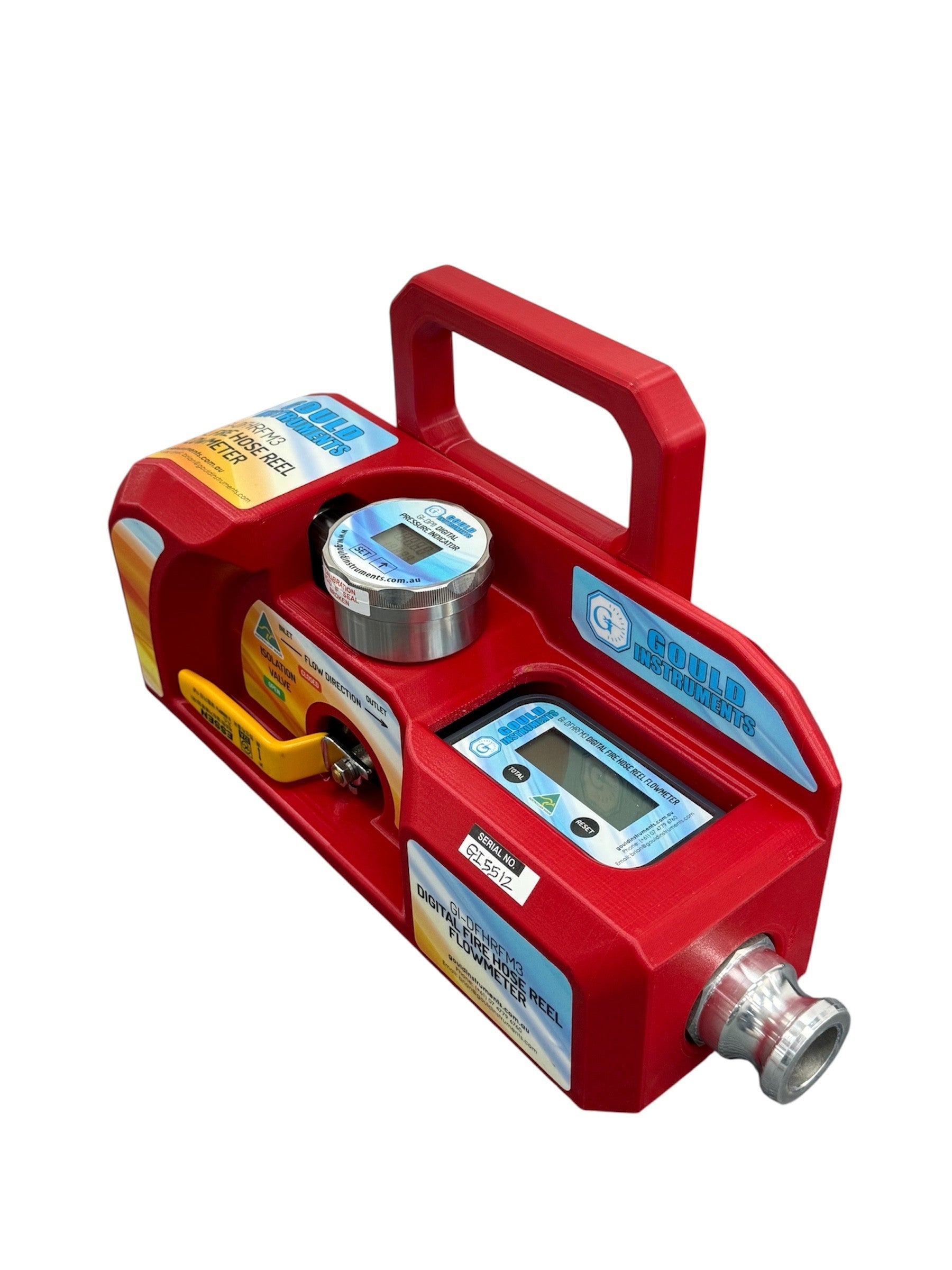 Gould Digital Fire Hose Reel Flowmeter
