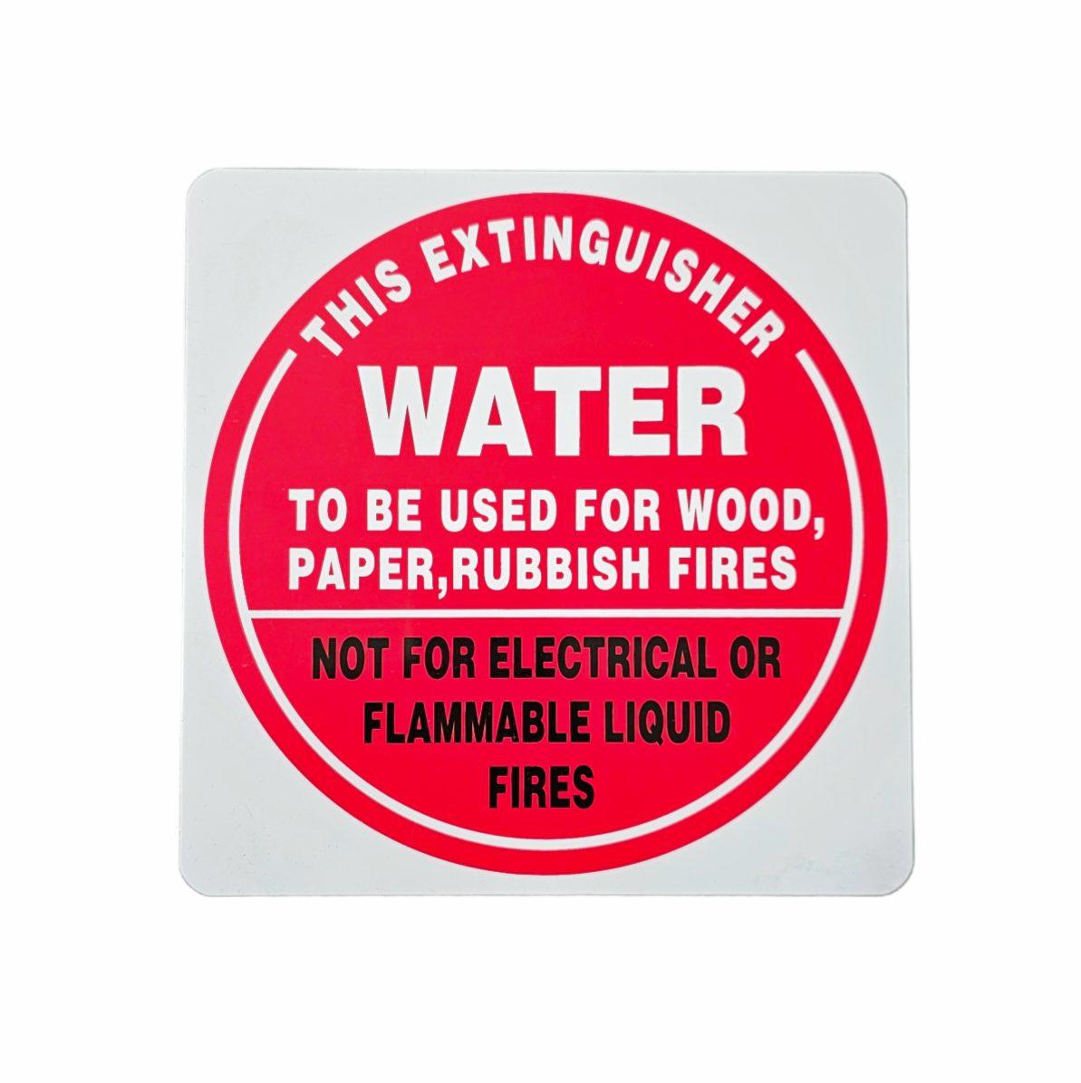 Air Water Extinguisher I.D Sign - Premium Signage & Stickers from Firebox - Shop now at Firebox Australia