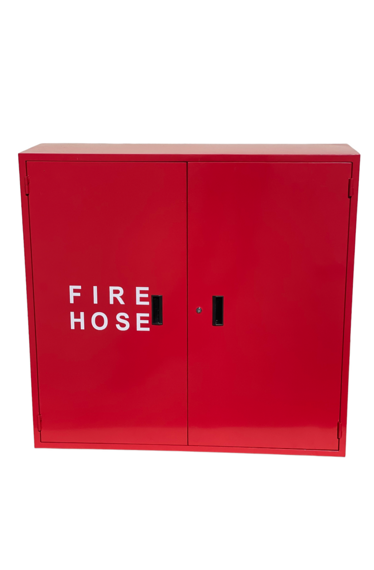 Lay flat hose cabinet with legs & 003LOCK - Premium Hose Reel Cabinets from Wolf - Shop now at Firebox Australia