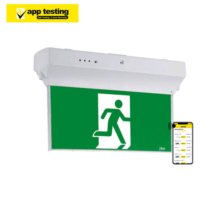 LED Blade Exit -App Testing - Premium Exit & Emergency Lighting from elumen - Shop now at Firebox Australia