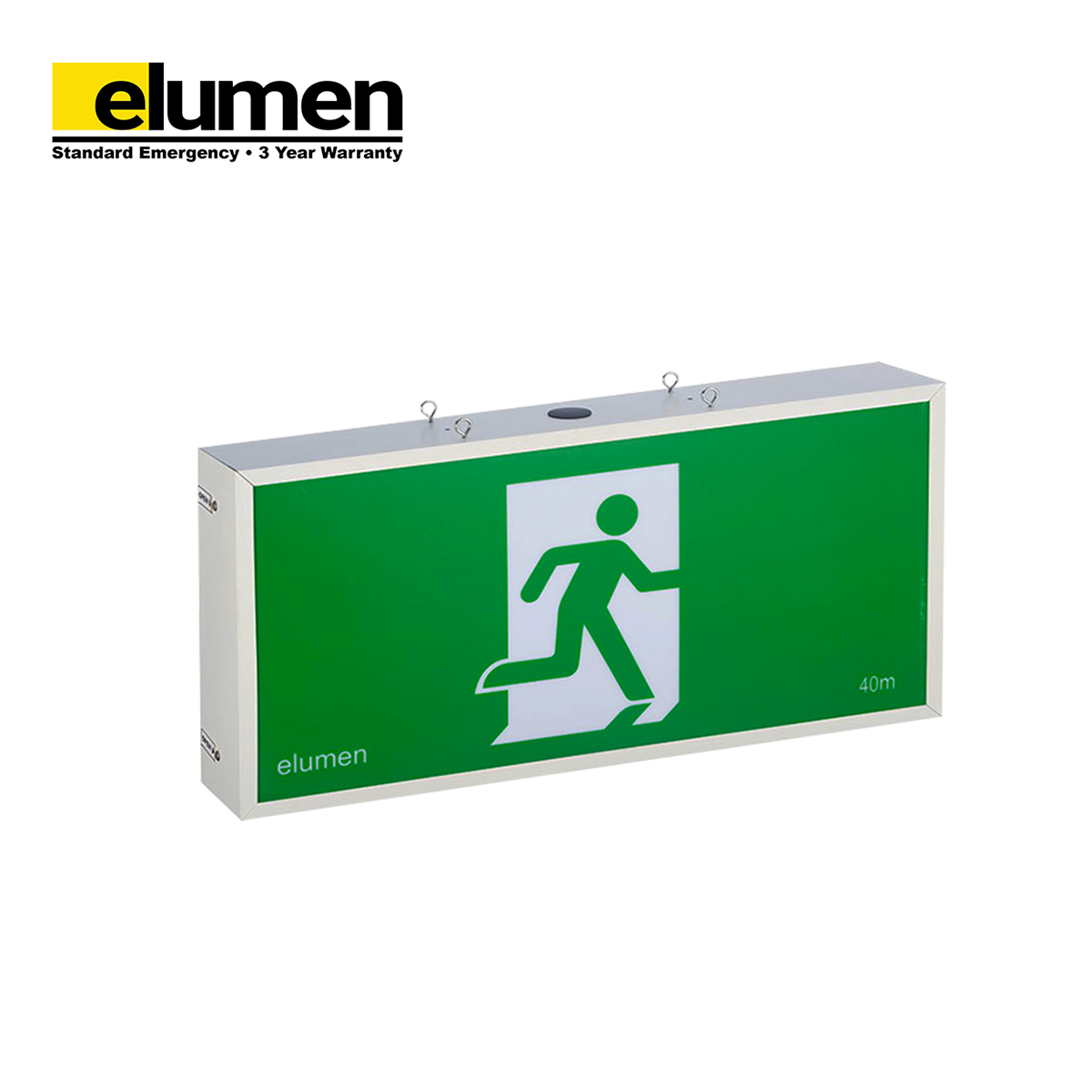LED Jumbo Exit Light - Emergency - Premium Exit & Emergency Lighting from elumen - Shop now at Firebox Australia